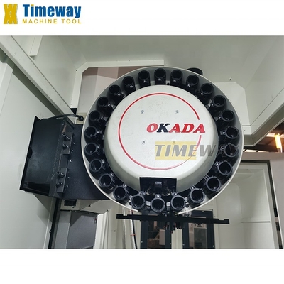 Macchina di fresatura CNC per metallo con 600 mm di percorrenza del tavolo e 8000 giri al minuto di velocità del mandrino