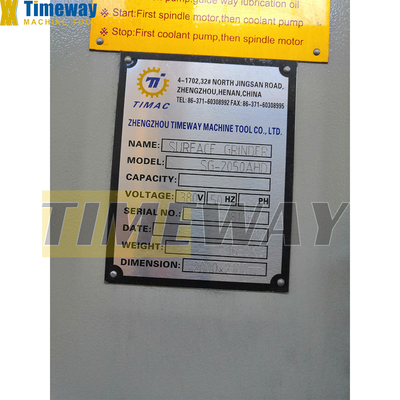 SG-2050AH/AHR/AHD Macchina per la rettifica superficiale con percorrenza competitiva e a tavolo Y mm 560