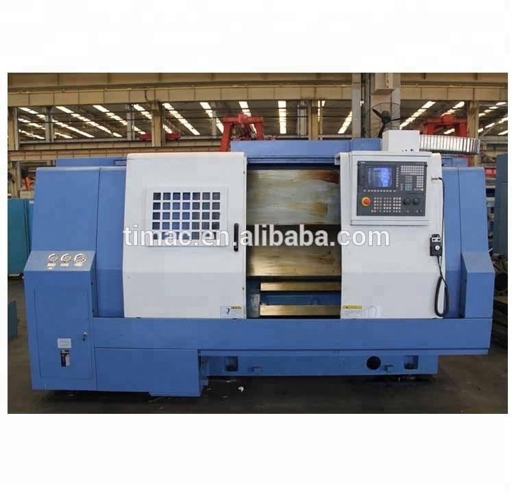 FANUC Twins Spindle Slant Bed CNC Lathe AK-25 con 12 stazioni utensili