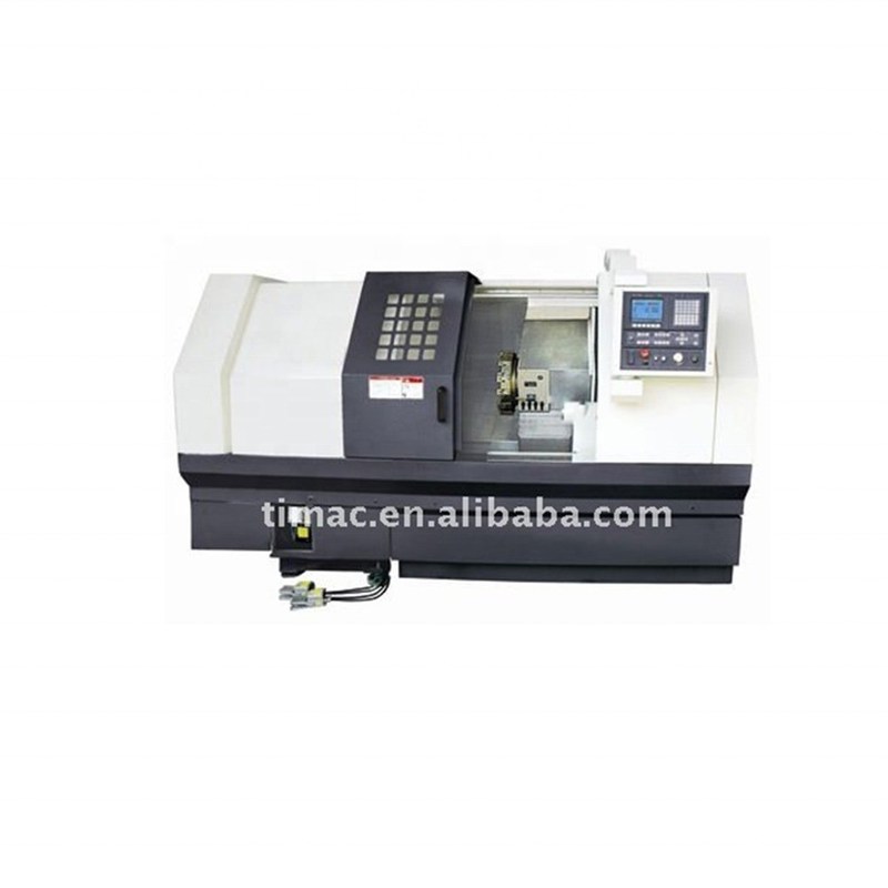 Torno CNC a funzione completa con 8 stazioni di posteggio utensili e caratteristiche avanzate Tipo letto inclinato