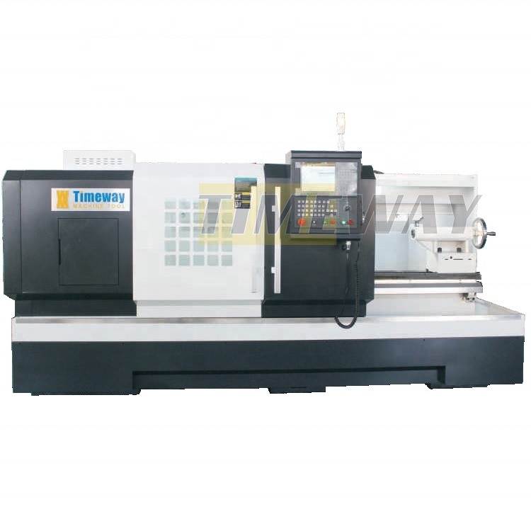 Precisione 82mm Spindle Bore CNC Lathe Machine con tipo di letto piatto multifunzionale