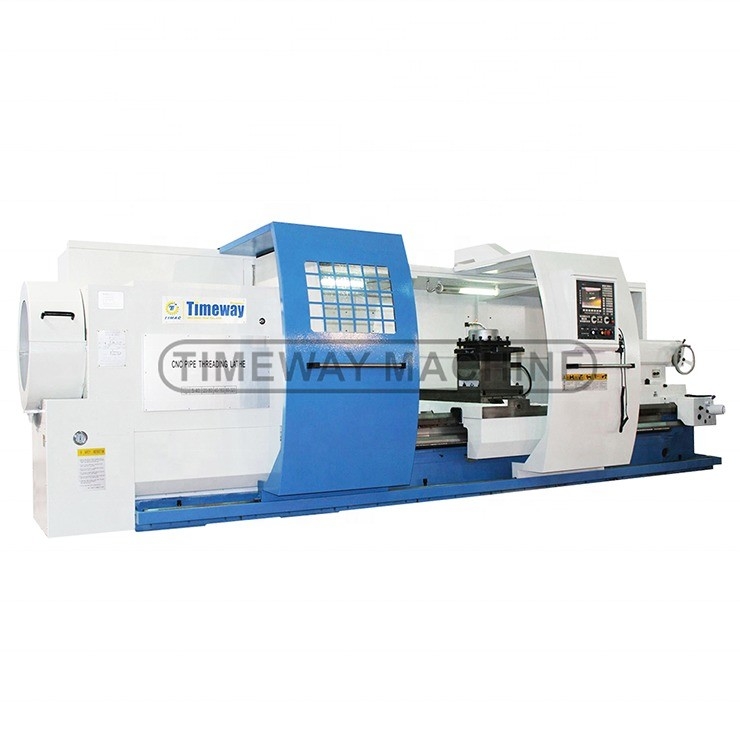 755 mm larghezza del letto filo-tipo fusione naso CNC Oil Country Torno per filtraggio di tubi