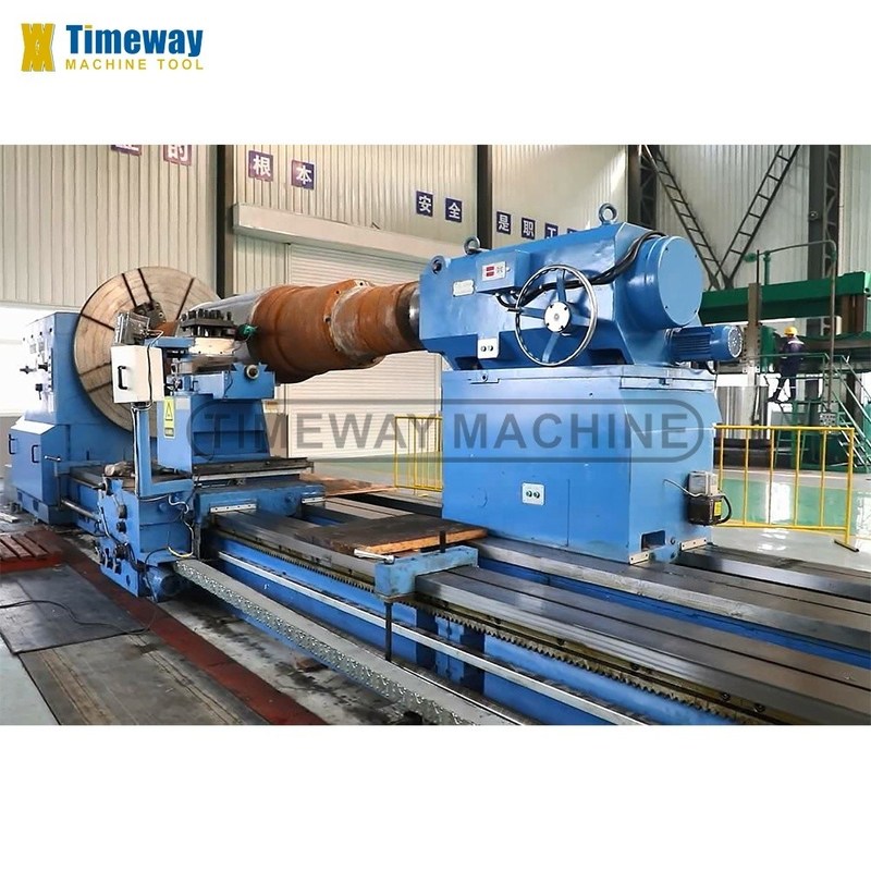 Alta rigidità 1 7 Spindle Taper 300mm Tailstock Quill Travel Giant Type Torno Machine