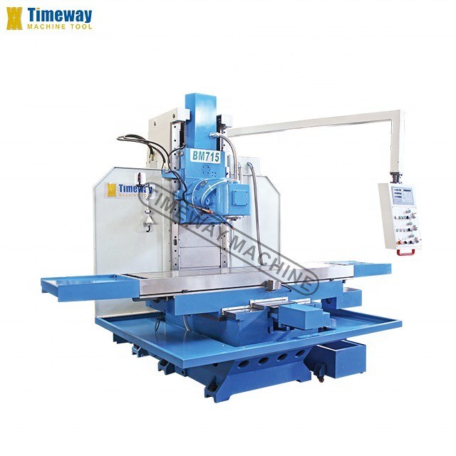3-Assi BM715 PLC Control Bed Tipo Verticale universale fresatrice per industriali