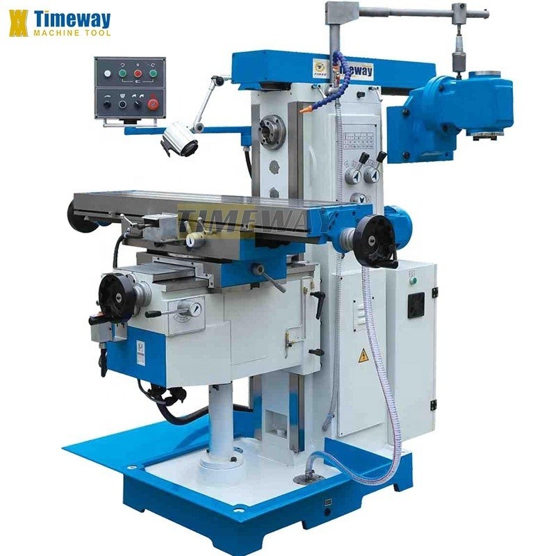 300 mm Viaggio del tavolo 3 kW Potenza del motore a mandrino Macchina di fresatura universale orizzontale di tipo ginocchio