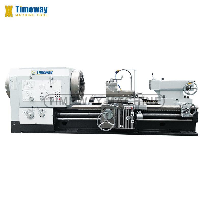 Torno Q-330 per tubi elettrici a 4 mascelle di carico medio larghezza letto metallico 755 mm