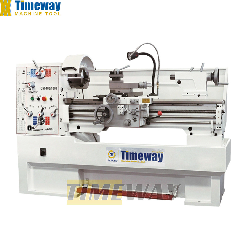 Top Slide Travel 140mm CM-400 Gap Bed Lathe Machine con 45 1800 r.p.m. Velocità del mandrino