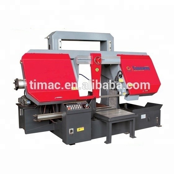 Capacità di taglio 550 mm Macchina semiautomatica di segatura a fascia di metallo con velocità di lama di 60 m/min