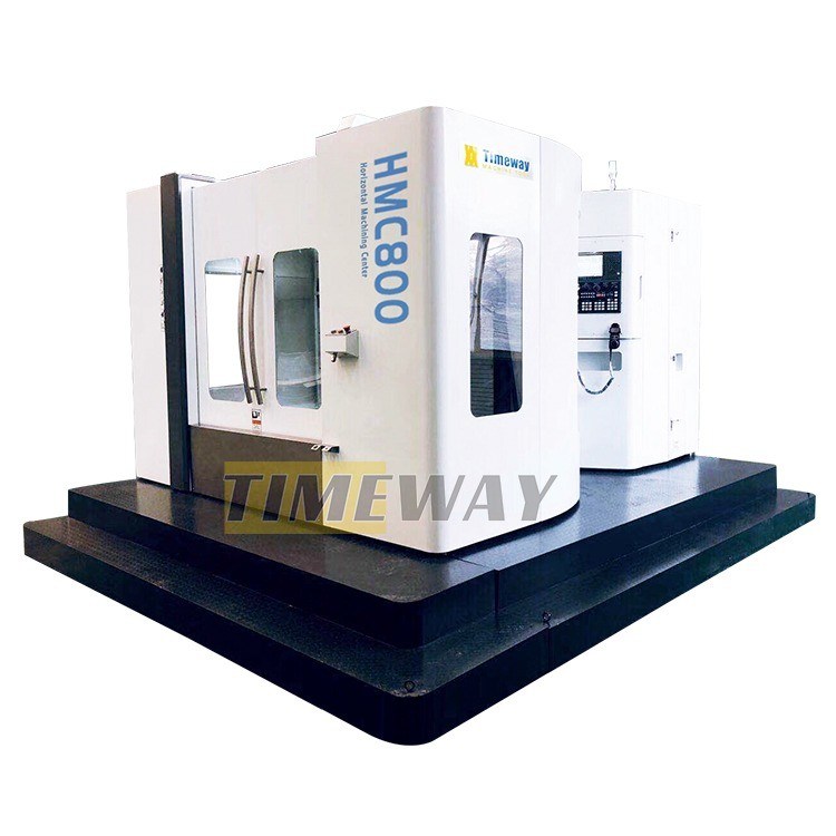 15 T Peso HMC800 Macchina di fresatura CNC a 3 assi per la lavorazione dei metalli Progettazione orizzontale