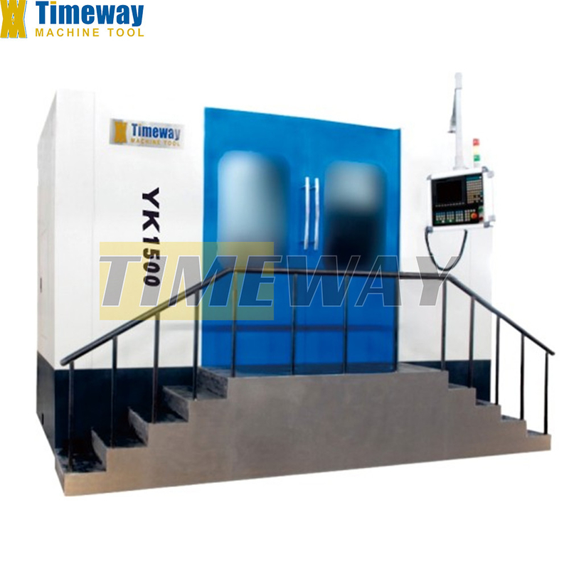 Macchina di debburring di ingranaggi CNC YK1500 per la camferatura di ingranaggi a disco 18000 KG Peso